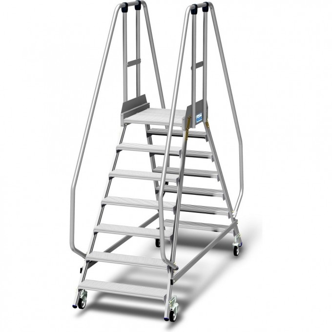 Лестница - платформа KRAUSE STABILO двухсторонняя, ограждение 1,1 м, 7 ступеней 820778