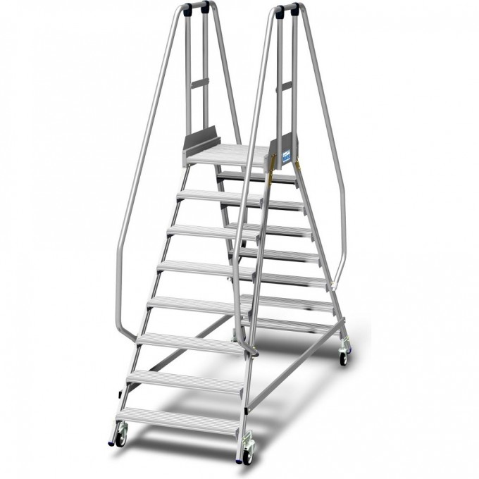Лестница - платформа KRAUSE STABILO двухсторонняя, ограждение 1,1 м, 8 ступеней 820785