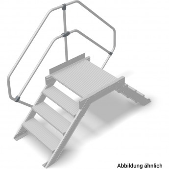 Переход с платформой KRAUSE STABILO 826831, 4 ступени 600 мм 60°