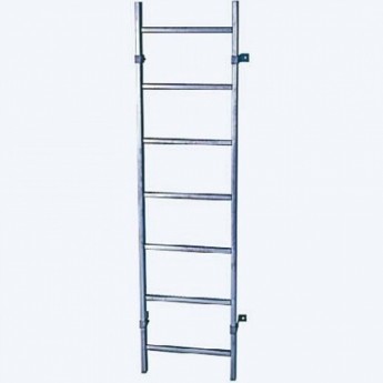 Шахтная лестница KRAUSE STABILO 815842, оцинкованная сталь, ширина 340 мм, 9 перекладин