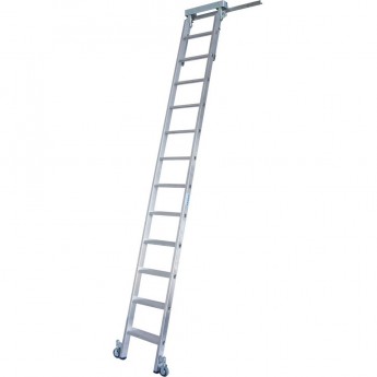 Стеллажная лестница KRAUSE STABILO для Т- шины 12 ступеней