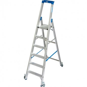 Стремянка KRAUSE STABILO с роликами 6 ступеней