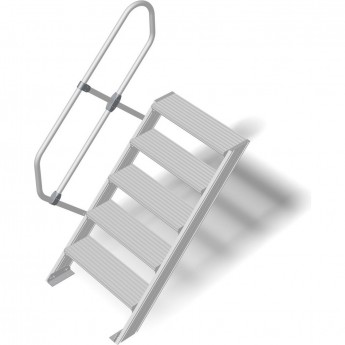 Трап стационарный KRAUSE 5 ступеней, ширина 600 мм 60°