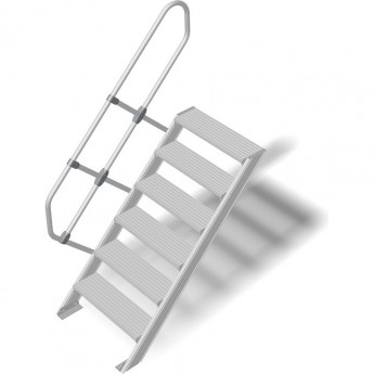 Трап стационарный KRAUSE 6 ступеней, ширина 800 мм 60°