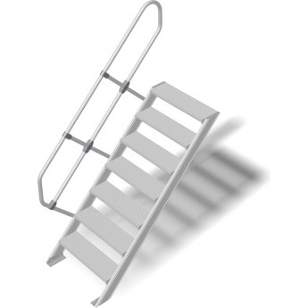 Трап стационарный KRAUSE 7 ступеней, ширина 800 мм 60°